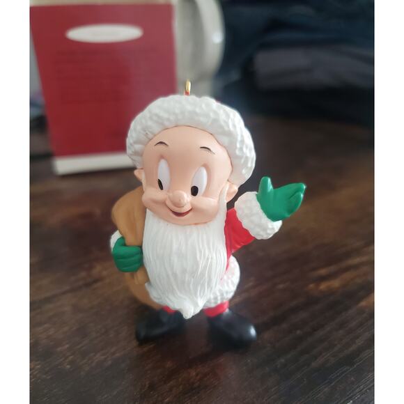 🆓 FREE Hallmark Looney Tunes Elmer Fudd Keepsake Ornament 1993 Christmas Santa - Picture 9 of 14
